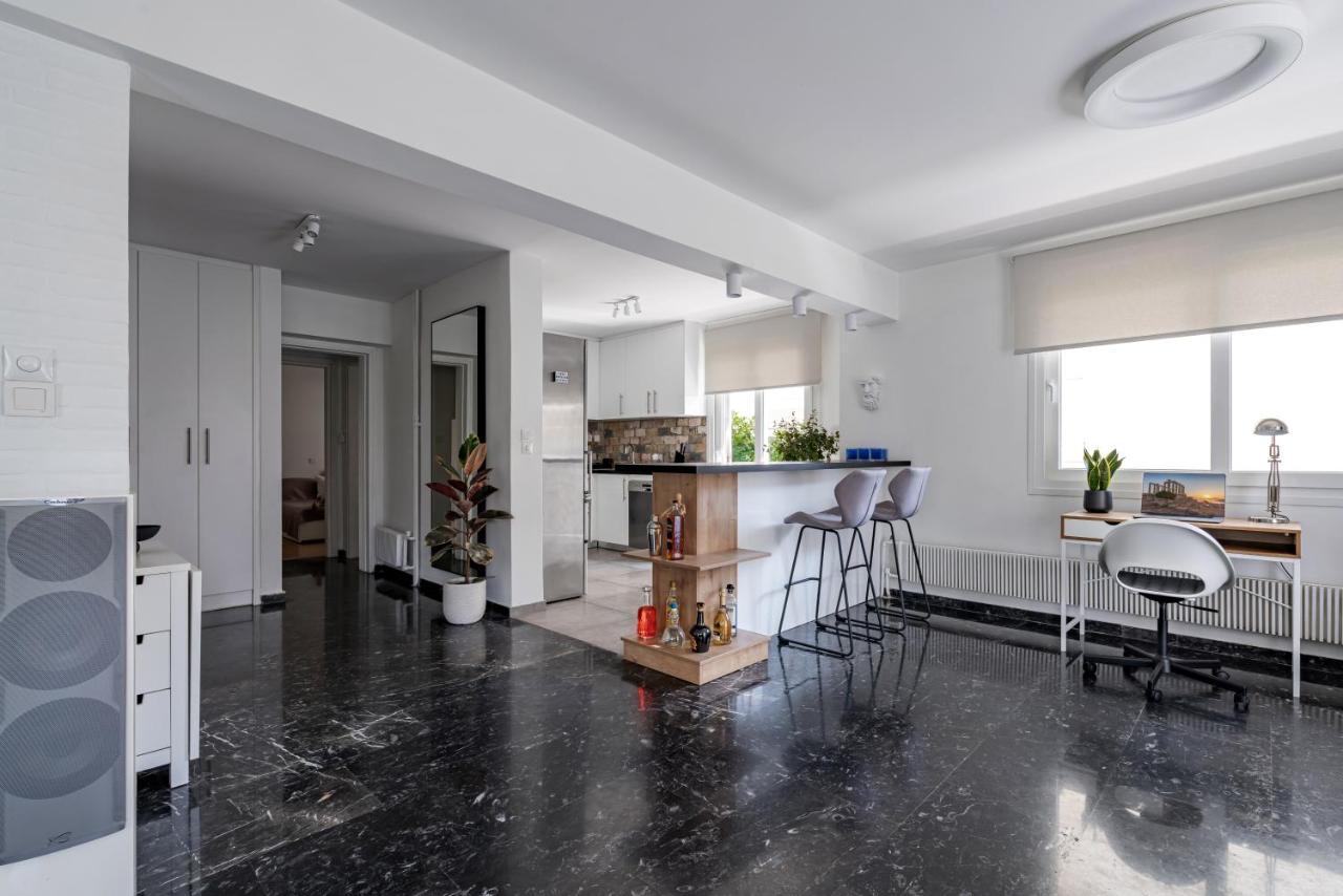 The Black Marble - Sea View, 2Br, 2Ba By Bnc Athen Exterior foto